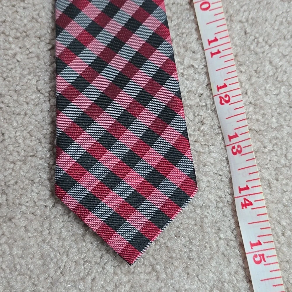 Clip-On Plaid Tie (15
